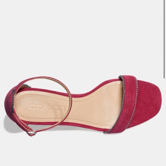 COACH Maddie Strappy Sandal Heels - Picture 3 of 8